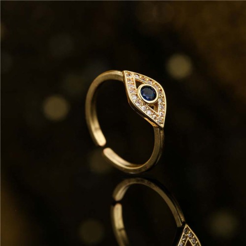 Evil Eye Protection Blessing Copper Ring