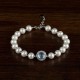 925 Silver Pearl Blue Chalcedony Healing Ring 925 Silver Pearl Blue Chalcedony Healing Ring