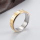 Mantra Titanium Steel Balance Rotatable Ring Mantra Titanium Steel Balance Rotatable Ring