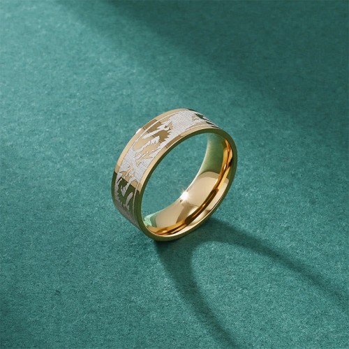 Dragon Carved Strength Protection Ring
