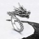 990 Silver Dragon Luck Protection Ring 990 Silver Dragon Luck Protection Ring