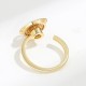 Zircon Copper Wealth Rotatable Ring Zircon Copper Wealth Rotatable Ring