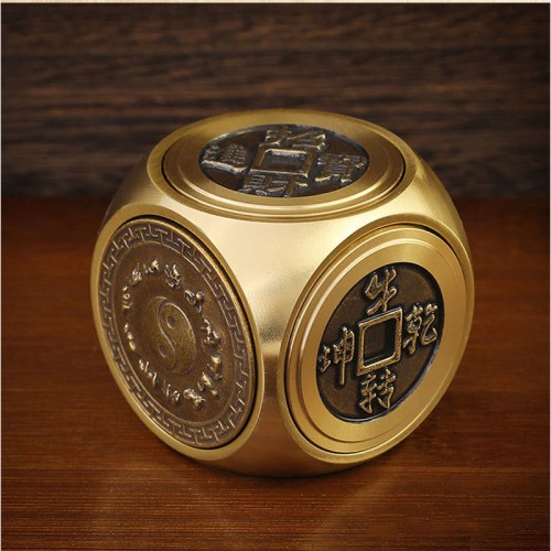 Four Beasts Feng Shui Yin Yang Bagua Copper Coin Decoration Four Beasts Feng Shui Yin Yang Bagua Copper Coin Decoration