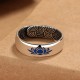 Tibetan Blue Lotus Copper Enlightenment Ring Tibetan Blue Lotus Copper Enlightenment Ring