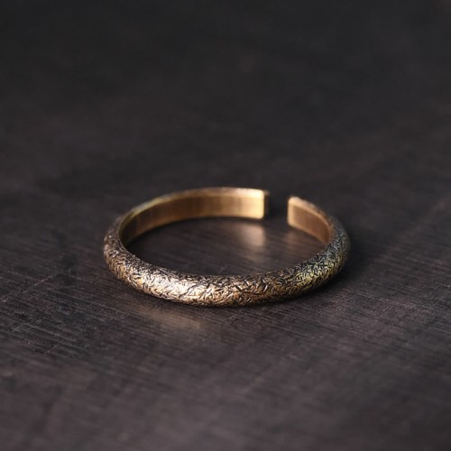 Tibetan Vintage Copper Luck Couple Ring Tibetan Vintage Copper Luck Couple Ring