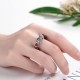 925 Silver Garnet Moonstone PiXiu Wealth Ring 925 Silver Garnet Moonstone PiXiu Wealth Ring