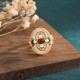 White Jade Red Agate Luck Ring White Jade Red Agate Luck Ring