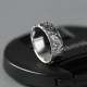 Rock Pattern Copper Luck Blessing Ring Rock Pattern Copper Luck Blessing Ring