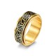 Triangle Knot Titanium Steel Calm Ring