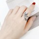925 Silver Koi Fish Water Ripple Luck Ring