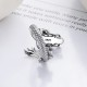 Vintage 925 Silver Year of the Dragon Luck Ring Vintage 925 Silver Year of the Dragon Luck Ring