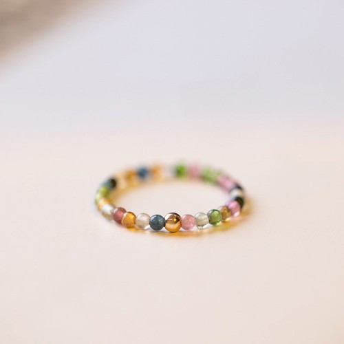 Natural Tourmaline Love Ring