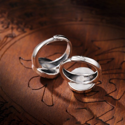Tibetan Om Mani Padme Hum Peace Rotatable Ring