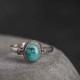 925 Silver Turquoise Wisdom Love Ring 925 Silver Turquoise Wisdom Love Ring