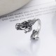 Vintage 925 Silver Year of the Dragon Luck Ring Vintage 925 Silver Year of the Dragon Luck Ring
