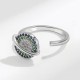 Zircon Copper Wealth Rotatable Ring Zircon Copper Wealth Rotatable Ring