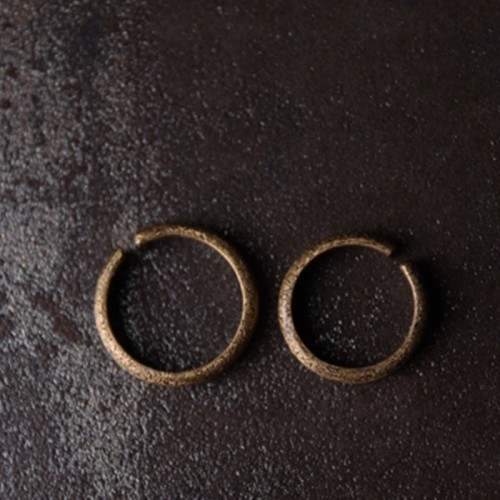 Tibetan Vintage Copper Luck Couple Ring Tibetan Vintage Copper Luck Couple Ring
