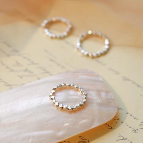 925 Silver Beaded Blessing Ring 925 Silver Beaded Blessing Ring
