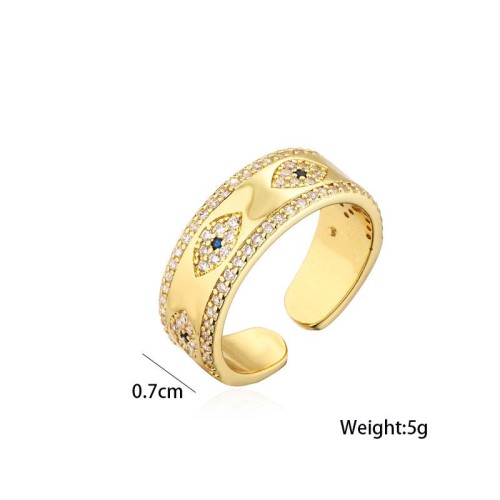 Evil Eye Luck Blessing Copper Ring Evil Eye Luck Blessing Copper Ring