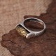 Tibetan Om Mani Padme Hum Rotatable Ring