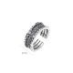 925 Silver Retro Tang Dynasty Adjustable Luck Ring 925 Silver Retro Tang Dynasty Adjustable Luck Ring