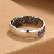 Tibetan Blue Lotus Copper Enlightenment Ring Tibetan Blue Lotus Copper Enlightenment Ring