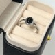 925 Sterling Silver Black Onyx Fortune Ring 925 Sterling Silver Black Onyx Fortune Ring