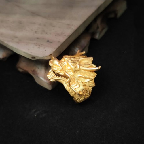 Golden Dragon Luck Protection Ring Golden Dragon Luck Protection Ring