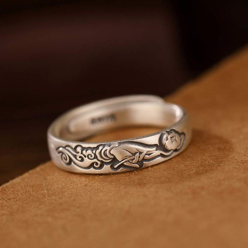 Lotus Peony Enlightenment Ring Lotus Peony Enlightenment Ring