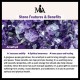 Amethyst Crystal Adjustable Ring Amethyst Crystal Adjustable Ring