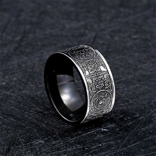 Four Guardian Beasts Luck Ring