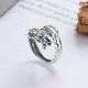925 Sterling Silver Year of the Dragon Luck Ring