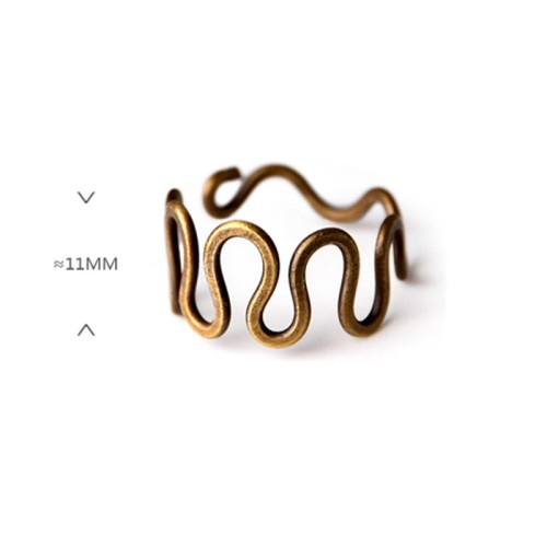 Brass Luck Wealth Adjustable Ring Brass Luck Wealth Adjustable Ring