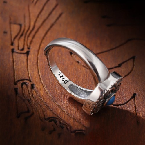 Tibetan Om Mani Padme Hum Peace Rotatable Ring