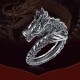 925 Silver Vintage Dragon Protection Ring 925 Silver Vintage Dragon Protection Ring