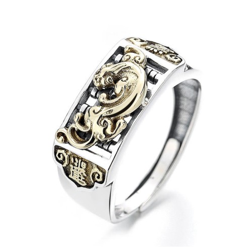 925 Silver PiXiu Luck Adjustable Ring 925 Silver PiXiu Luck Adjustable Ring