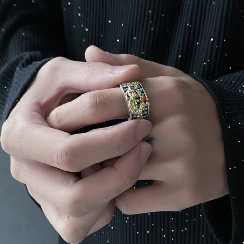 925 Sterling Silver PiXiu Abacus Protection Ring 925 Sterling Silver PiXiu Abacus Protection Ring