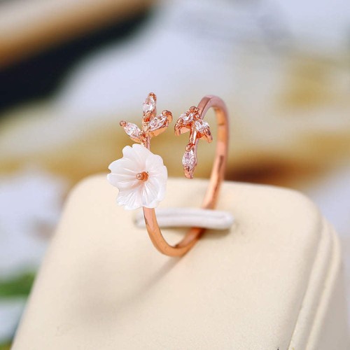 Plum Blossom Copper Luck Ring