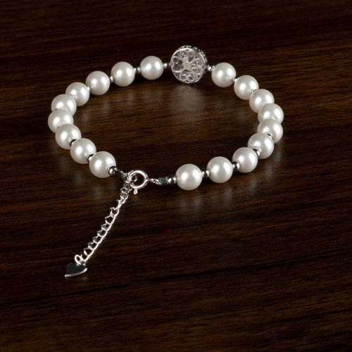 925 Silver Pearl Blue Chalcedony Healing Ring 925 Silver Pearl Blue Chalcedony Healing Ring