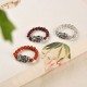 925 Silver Garnet Moonstone PiXiu Wealth Ring 925 Silver Garnet Moonstone PiXiu Wealth Ring