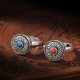 Tibetan Om Mani Padme Hum Peace Rotatable Ring