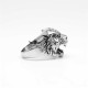 Men's Tiger Head Titanium Steel Punk Rock Ring Men's Tiger Head Titanium Steel Punk Rock Ring