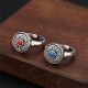Tibetan Om Mani Padme Hum Peace Rotatable Ring
