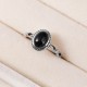 925 Sterling Silver Black Onyx Fortune Ring 925 Sterling Silver Black Onyx Fortune Ring