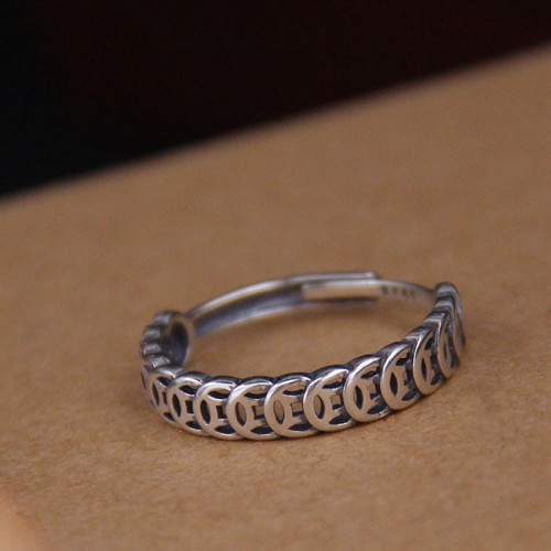 Vintage Copper Coin Luck Adjustable Ring Vintage Copper Coin Luck Adjustable Ring