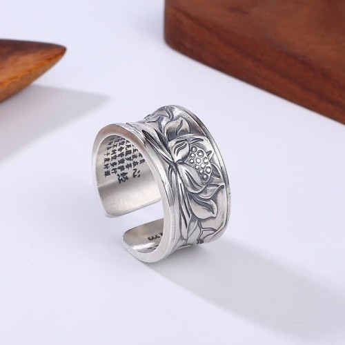 Lotus Heart Sutra Protection Ring Lotus Heart Sutra Protection Ring