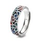 Colorful Plum Blossom Copper Ring Colorful Plum Blossom Copper Ring