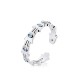 925 Silver Hamsa Symbol Zircon Adjustable Ring 925 Silver Hamsa Symbol Zircon Adjustable Ring