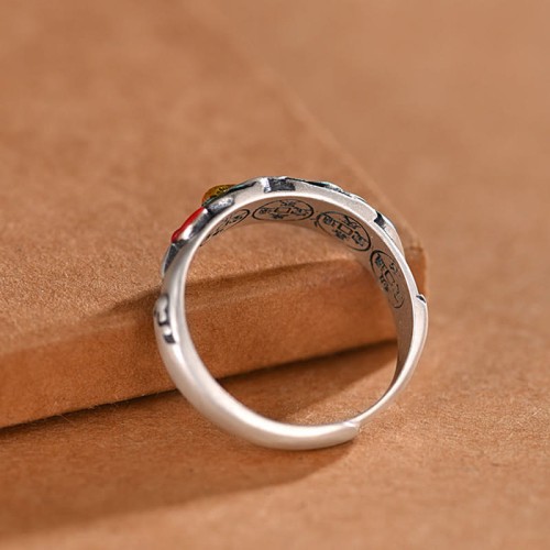 Feng Shui Five Emperor Coins Wealth Ring Feng Shui Five Emperor Coins Wealth Ring