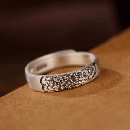 Lotus Peony Enlightenment Ring Lotus Peony Enlightenment Ring